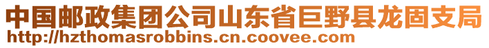 中國郵政集團公司山東省巨野縣龍固支局