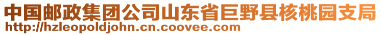 中國郵政集團公司山東省巨野縣核桃園支局