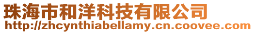 珠海市和洋科技有限公司