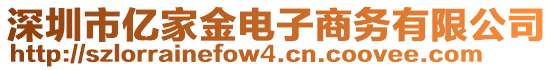 深圳市億家金電子商務(wù)有限公司