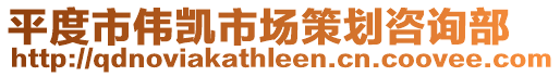 平度市偉凱市場策劃咨詢部