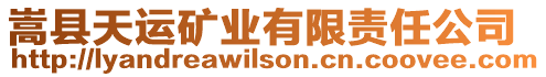 嵩縣天運(yùn)礦業(yè)有限責(zé)任公司