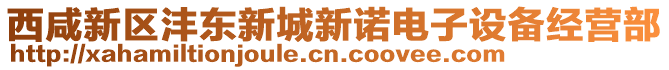 西咸新區(qū)灃東新城新諾電子設(shè)備經(jīng)營部