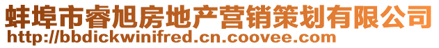 蚌埠市睿旭房地產(chǎn)營(yíng)銷策劃有限公司