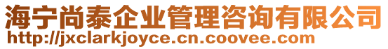 海寧尚泰企業(yè)管理咨詢有限公司