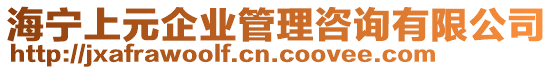 海寧上元企業(yè)管理咨詢有限公司