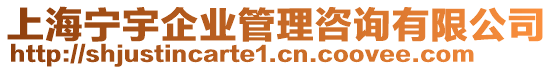 上海寧宇企業(yè)管理咨詢(xún)有限公司