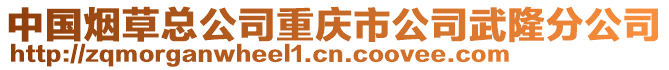 中國(guó)煙草總公司重慶市公司武隆分公司