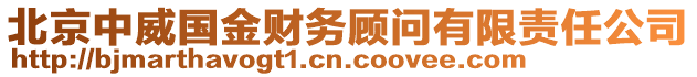 北京中威國金財(cái)務(wù)顧問有限責(zé)任公司