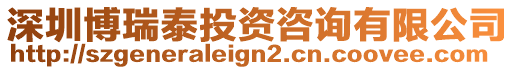 深圳博瑞泰投資咨詢有限公司