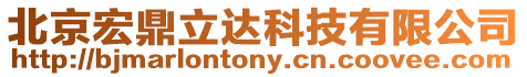 北京宏鼎立達科技有限公司