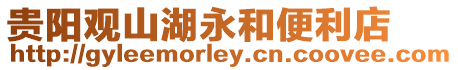 貴陽觀山湖永和便利店