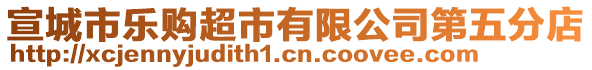 宣城市樂購超市有限公司第五分店