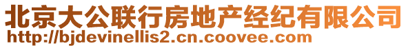 北京大公聯(lián)行房地產(chǎn)經(jīng)紀(jì)有限公司