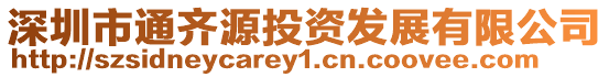 深圳市通齊源投資發展有限公司