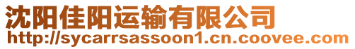 沈陽佳陽運輸有限公司