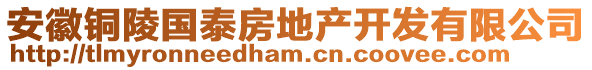 安徽銅陵國泰房地產開發有限公司