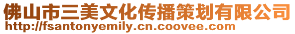 佛山市三美文化傳播策劃有限公司