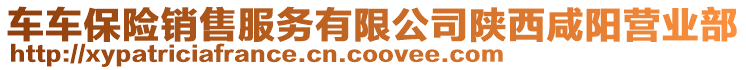 車車保險銷售服務有限公司陜西咸陽營業(yè)部