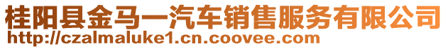 桂陽縣金馬一汽車銷售服務有限公司