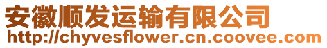 安徽順發(fā)運輸有限公司