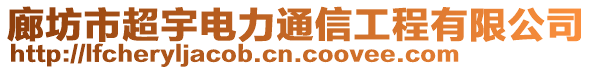 廊坊市超宇電力通信工程有限公司