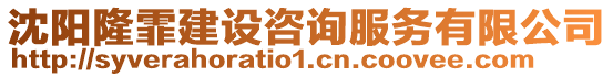 沈陽(yáng)隆霏建設(shè)咨詢服務(wù)有限公司