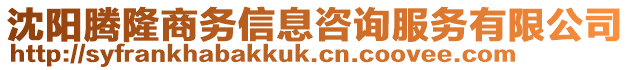 沈陽騰隆商務(wù)信息咨詢服務(wù)有限公司