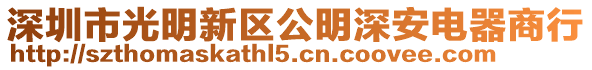 深圳市光明新區公明深安電器商行