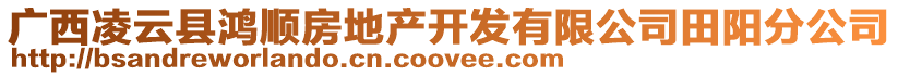 廣西凌云縣鴻順?lè)康禺a(chǎn)開(kāi)發(fā)有限公司田陽(yáng)分公司
