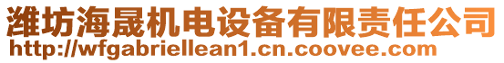 濰坊海晟機(jī)電設(shè)備有限責(zé)任公司