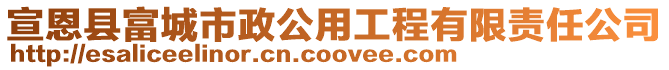 宣恩縣富城市政公用工程有限責任公司