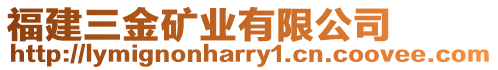 福建三金礦業(yè)有限公司