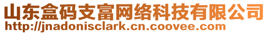 山東盒碼支富網(wǎng)絡(luò)科技有限公司