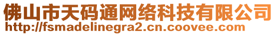 佛山市天碼通網(wǎng)絡(luò)科技有限公司