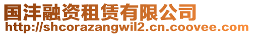 國(guó)灃融資租賃有限公司