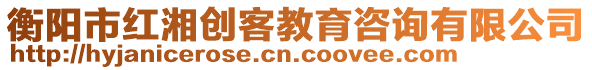 衡陽市紅湘創(chuàng)客教育咨詢有限公司