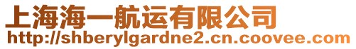 上海海一航運(yùn)有限公司