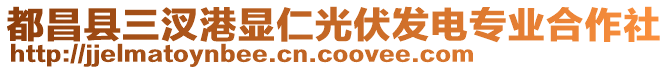 都昌縣三汊港顯仁光伏發(fā)電專業(yè)合作社