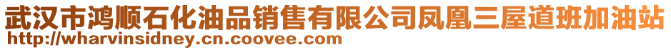 武漢市鴻順石化油品銷售有限公司鳳凰三屋道班加油站