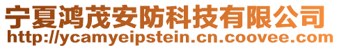 寧夏鴻茂安防科技有限公司