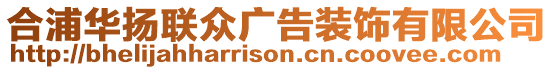 合浦華揚(yáng)聯(lián)眾廣告裝飾有限公司