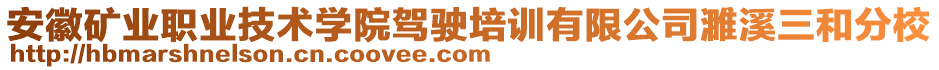 安徽礦業(yè)職業(yè)技術(shù)學院駕駛培訓有限公司濉溪三和分校