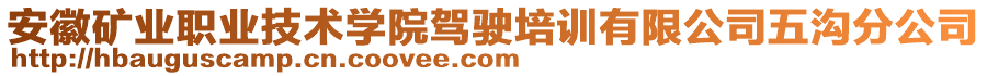 安徽礦業(yè)職業(yè)技術(shù)學院駕駛培訓有限公司五溝分公司