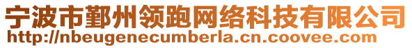 寧波市鄞州領(lǐng)跑網(wǎng)絡(luò)科技有限公司