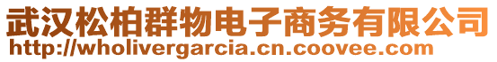 武漢松柏群物電子商務(wù)有限公司