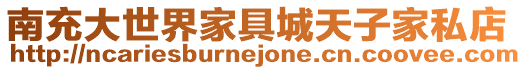 南充大世界家具城天子家私店