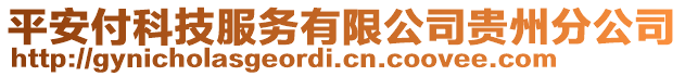 平安付科技服務(wù)有限公司貴州分公司