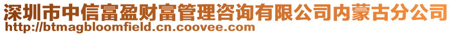 深圳市中信富盈財(cái)富管理咨詢有限公司內(nèi)蒙古分公司