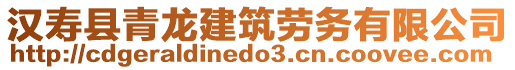 漢壽縣青龍建筑勞務(wù)有限公司